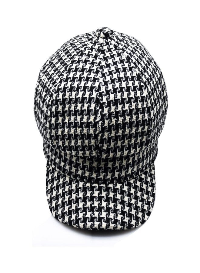 KORIXINE Women's Beret Caps French Hats Houndstooth Newsboy Hats for Women Girls Fashion Paperboy Cap Black - Image 5